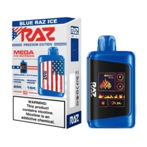 Blue Razz Ice (Patriot Edition) RAZ DC25000 Vape